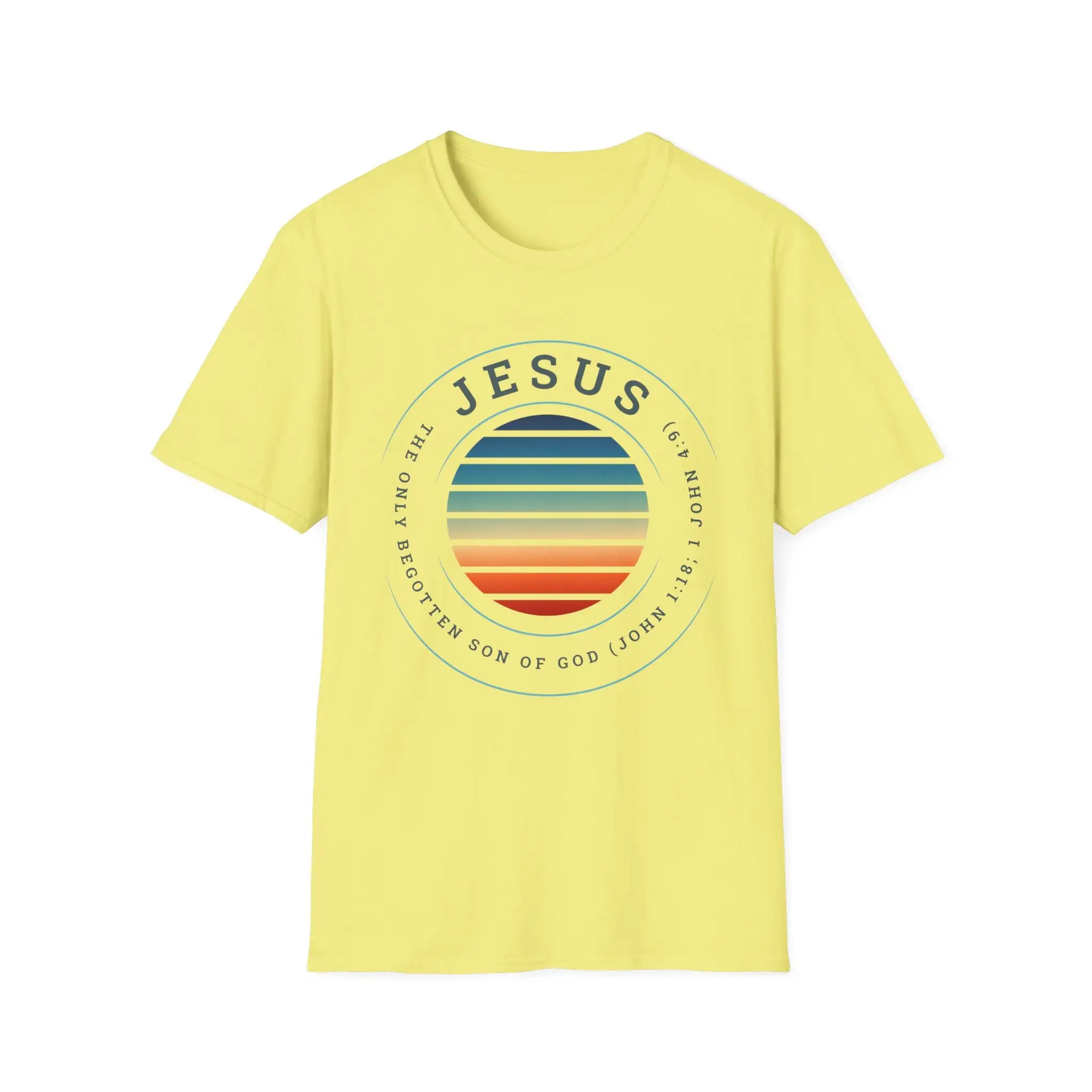 Jesus The Only Begotten Son Of God T Shirt Tees King Bible Verse Names Christian Shirts