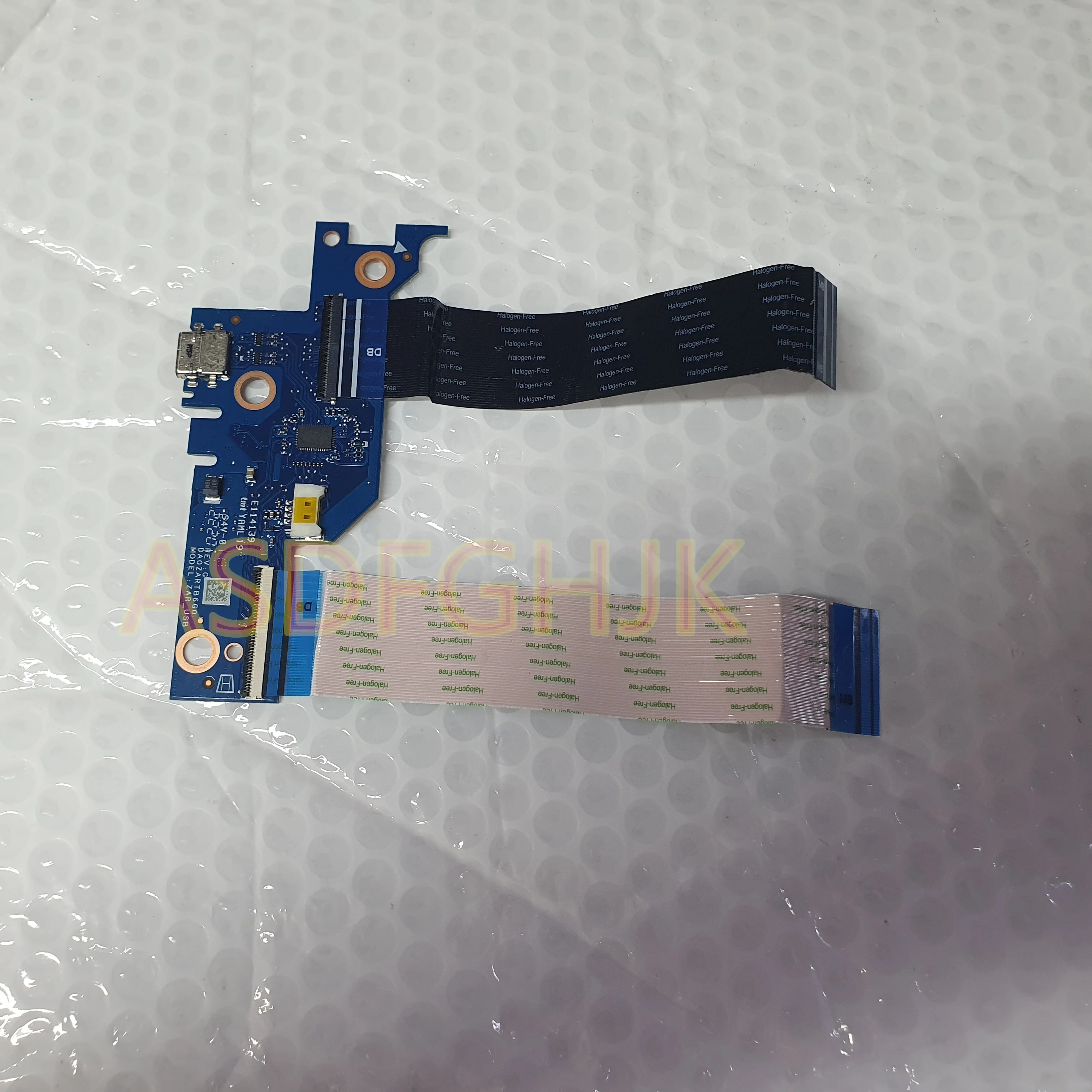 الأصلي Type-C USB مروحة المجلس ، اختبار موافق ، أيسر Chromebook C871 ، كوانتا ZAR ، DA0ZARTB6C0 ، DA0ZARTB6G0