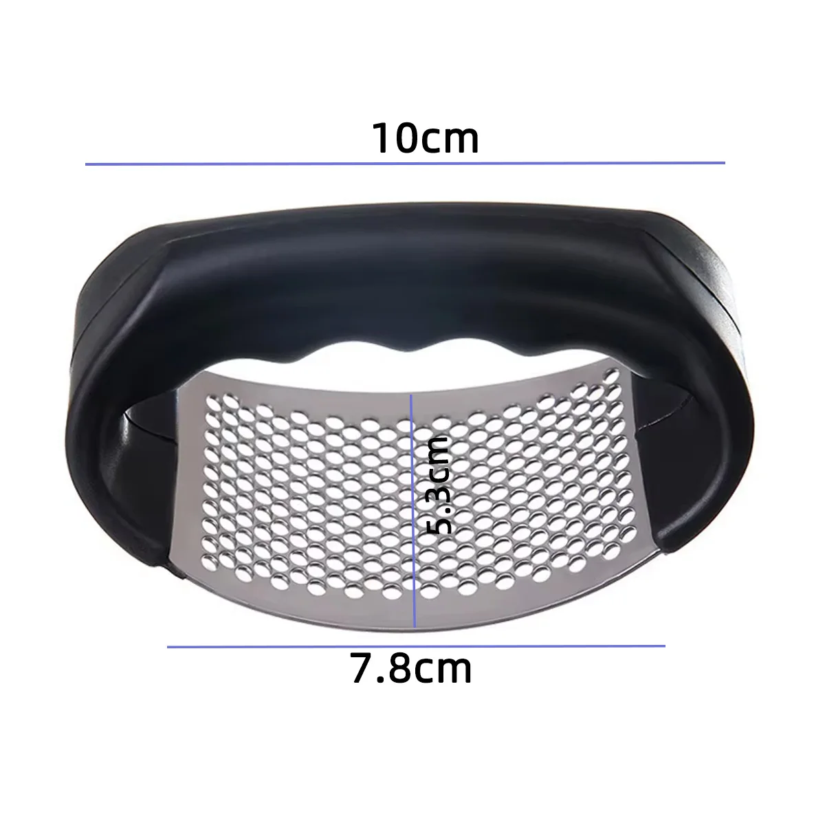 1PC Garlic Mincer Press Stainless Steel Rocker Crusher Manual Garlic Tool Comfortable Handle Easy Cleaning Kitchen Cooking Gadge gallery 5