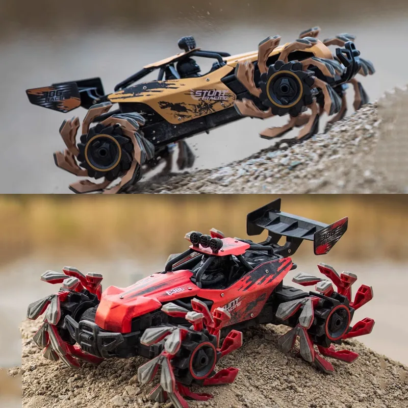 

E386-177277 RC Car 1/12 4WD Alloy Explosion Stunt Car Model Electric Remote Control Climbing Off-road Car Toy Boy Toys