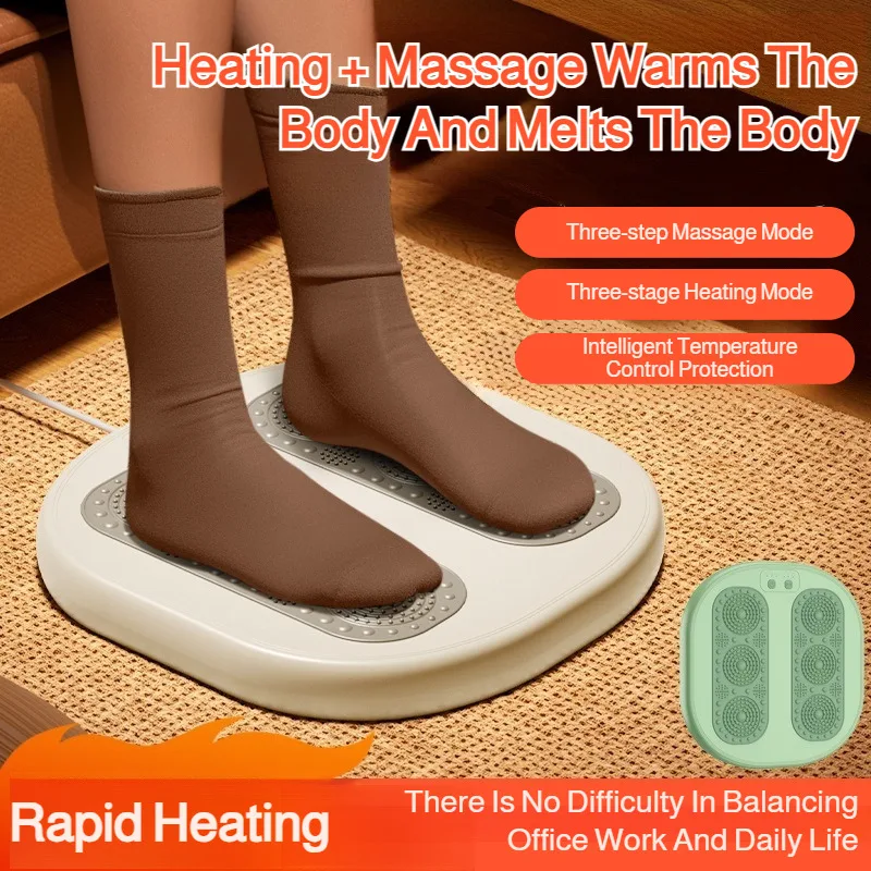 

Новая грелка для ног двойного назначения, зимняя грелка для ног под столом, интеллектуальная трехуровневая вибрационная грелка