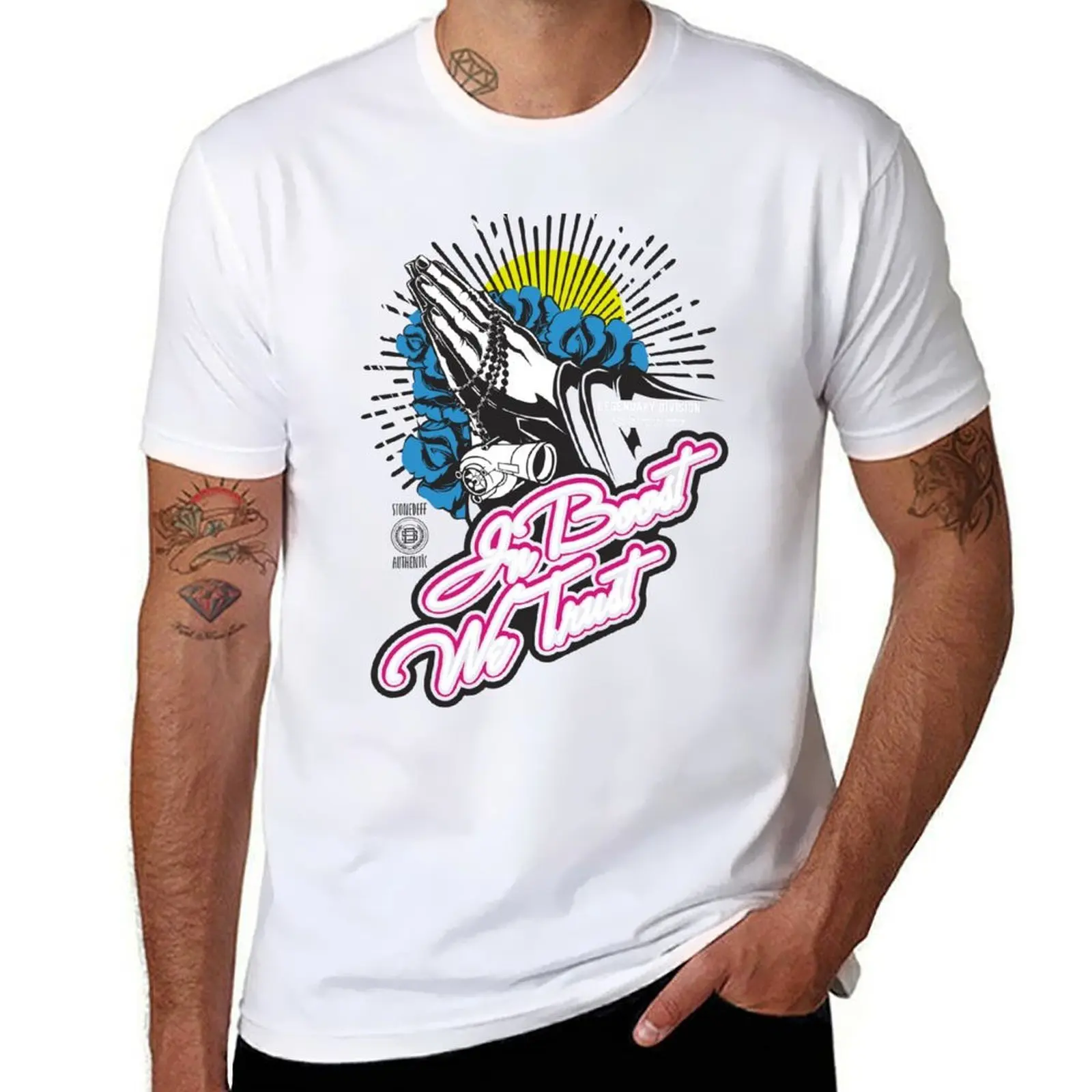 

In boost we trust T-Shirt funny t shirts man anime t shirts oversize T-Shirt