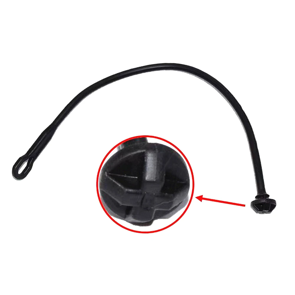 Car Accessories Black Parcel Shelf Straps Non-deformation OEM Number 1H6863447 Practical Design 2 Pieces Included