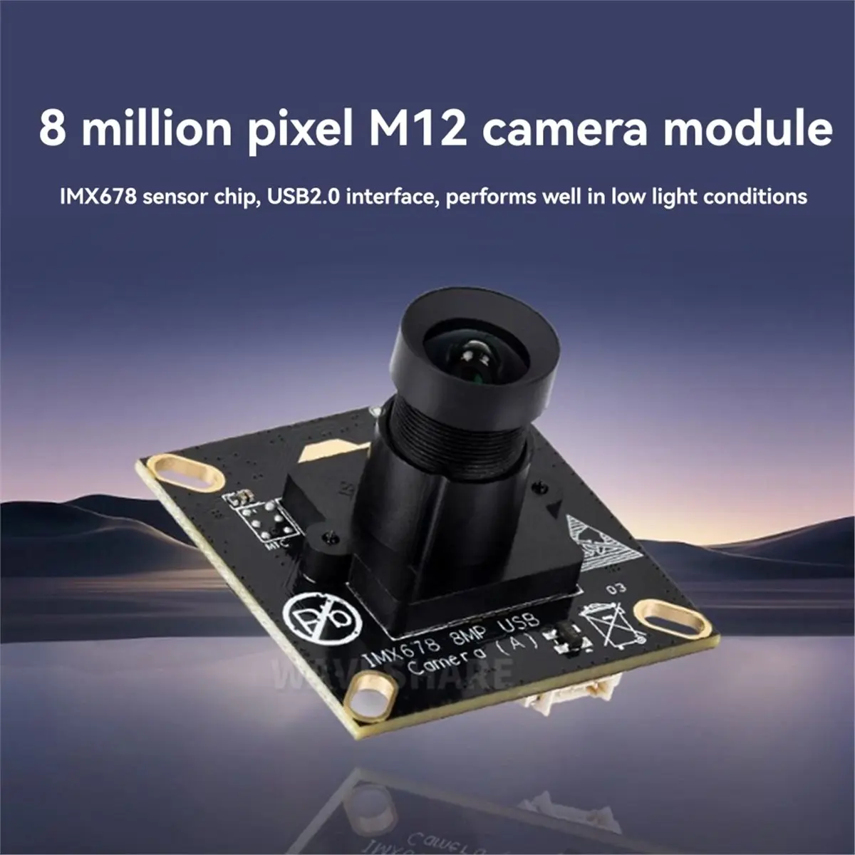 Can buy 8MP USB Camera Module High-Resolution USB2.0 Output Fixed Focus Compact Design for Various Applications