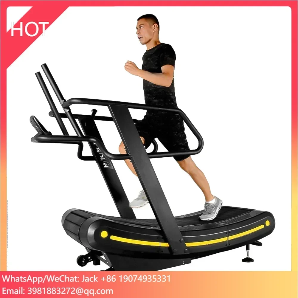

Commercial Cardio Training Gym Equipment Unpowered Curved Treadmill Unplugged Gravity Treadmill For Runinging