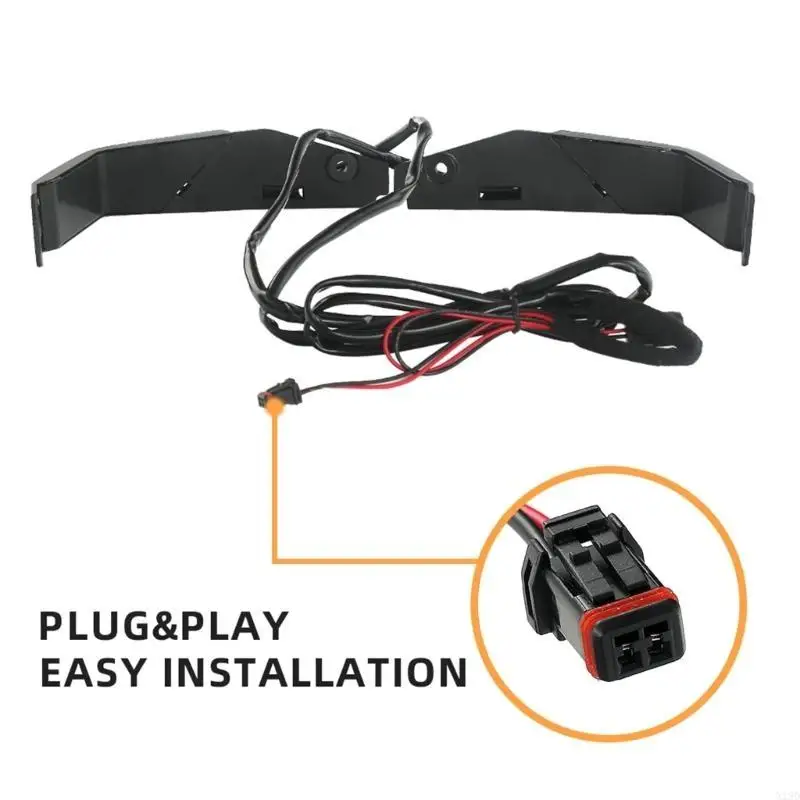 X13D 2pcs Handsguards Hand Guards Protector con accesorio iluminación LED para Can Ryker 600 900 Sport & Rally Edition