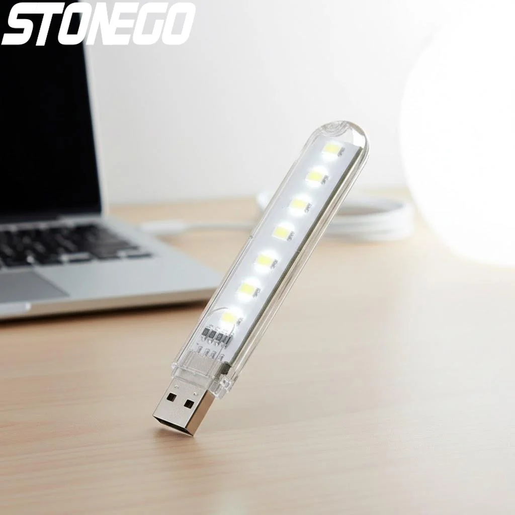 

USB-мини-светодиодный портативный фонарь для кемпинга, перезаряжаемая ночная лампа для чтения с питанием от DC 5V, для ноутбука, повербанка, домашнего использования