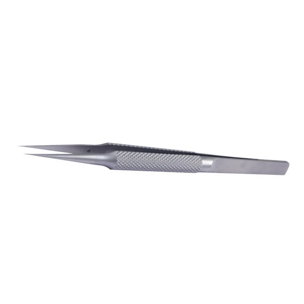 

0.15mm Titanium Alloy Precision Tweezers Stainless Steel Straight Tip Anti-Magnetic Anti-Rust for Electronics Jewelry Making Lab