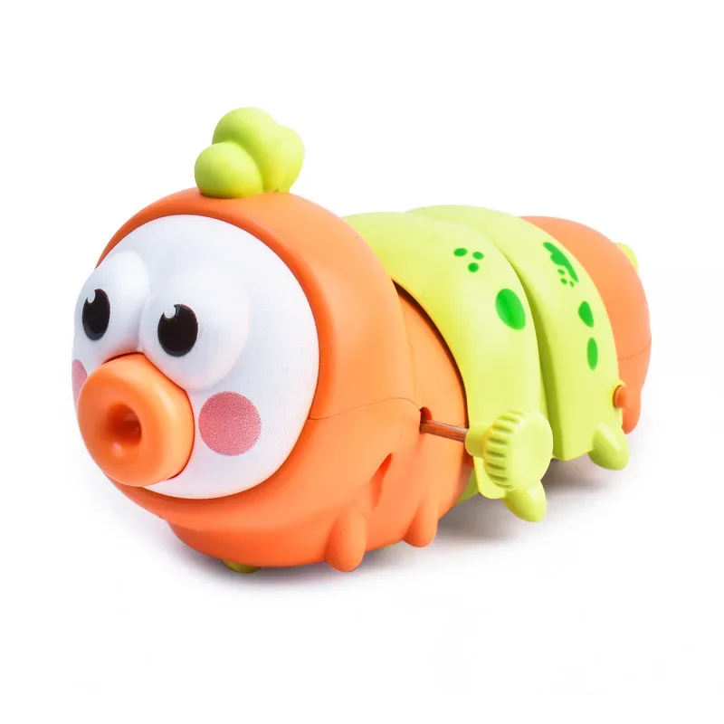 New Wind-up Telescopic Toys Swinging Caterpillar Puzzle Toys  Caterpillar Clockwork Baby Educational puzzle Toddler Toys gift