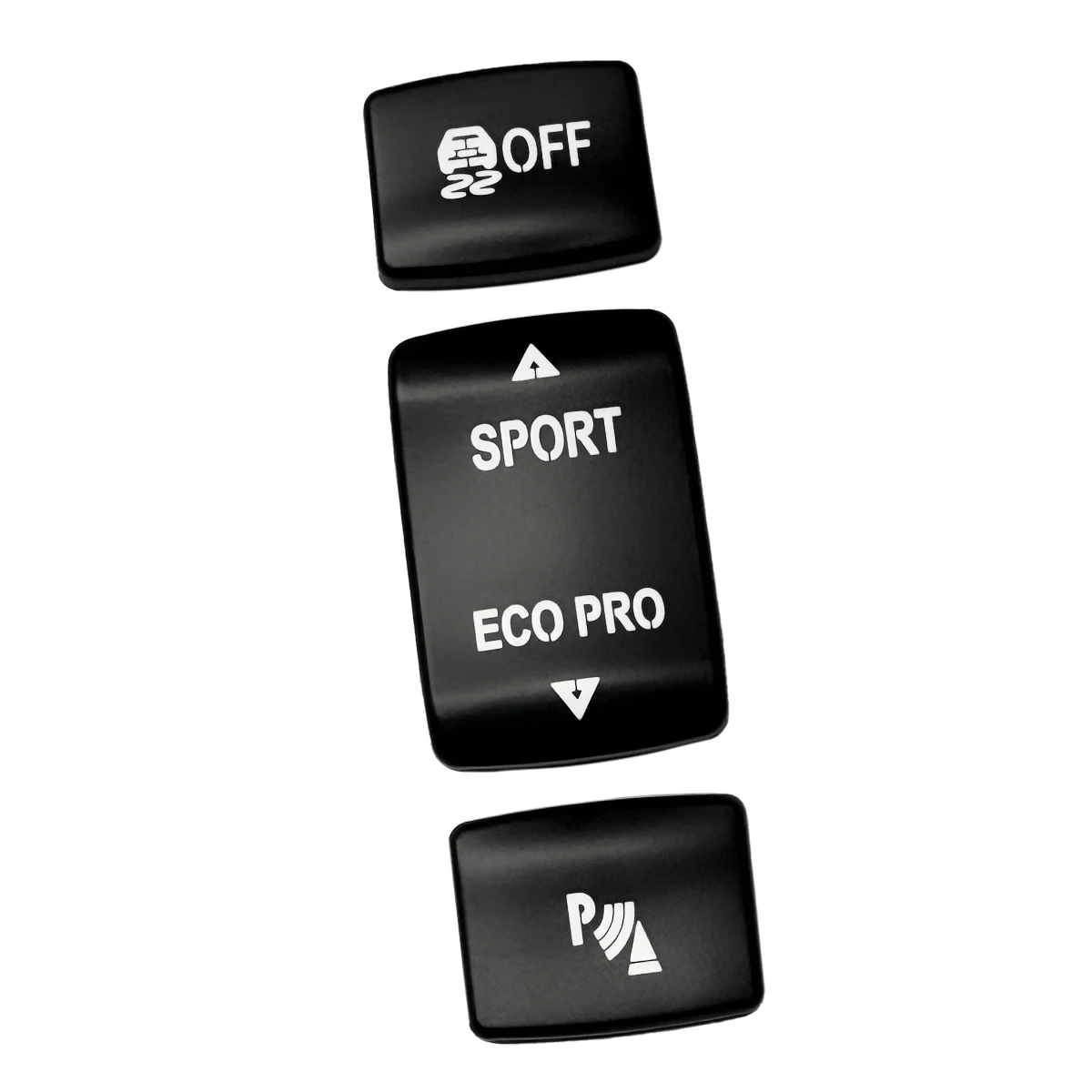 Black Car Center Sport Eco Drive Mode Switch PDC DSC Off Warning Light Button Trim Sticker For BMW F20 F22 F30 F31 F34 F32 F36 - view 2