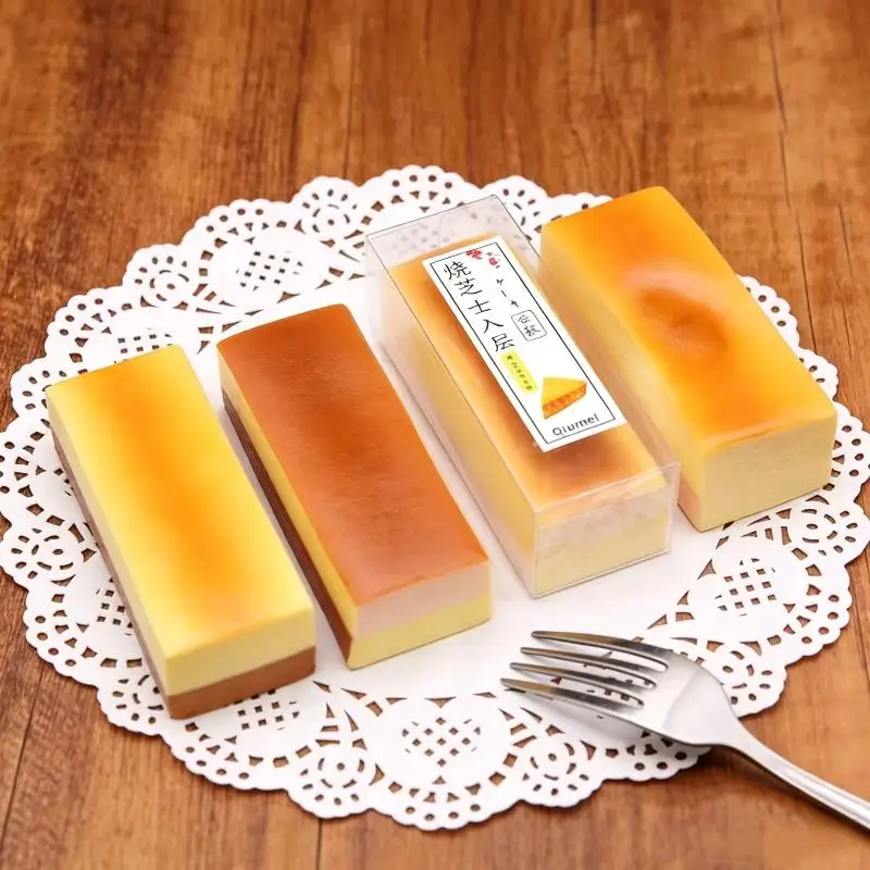 Juguete Antiestrés de Tiras de Queso Asado al Carbón, de Rebote Lento, Suave y Divertido, para Niños y Adultos, para Jugar a Diario