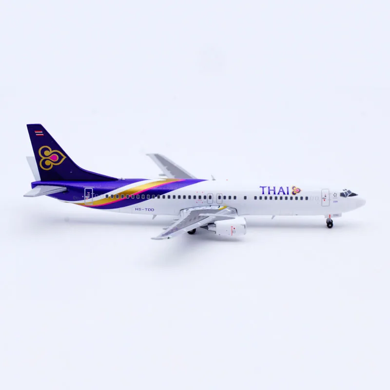 XX4990 Aereo da collezione in lega regalo JC Wings 1:400 Thai Airways "StarAlliance" Boeing B737-400 Diecast Aircraft Jet Model HS-TDD