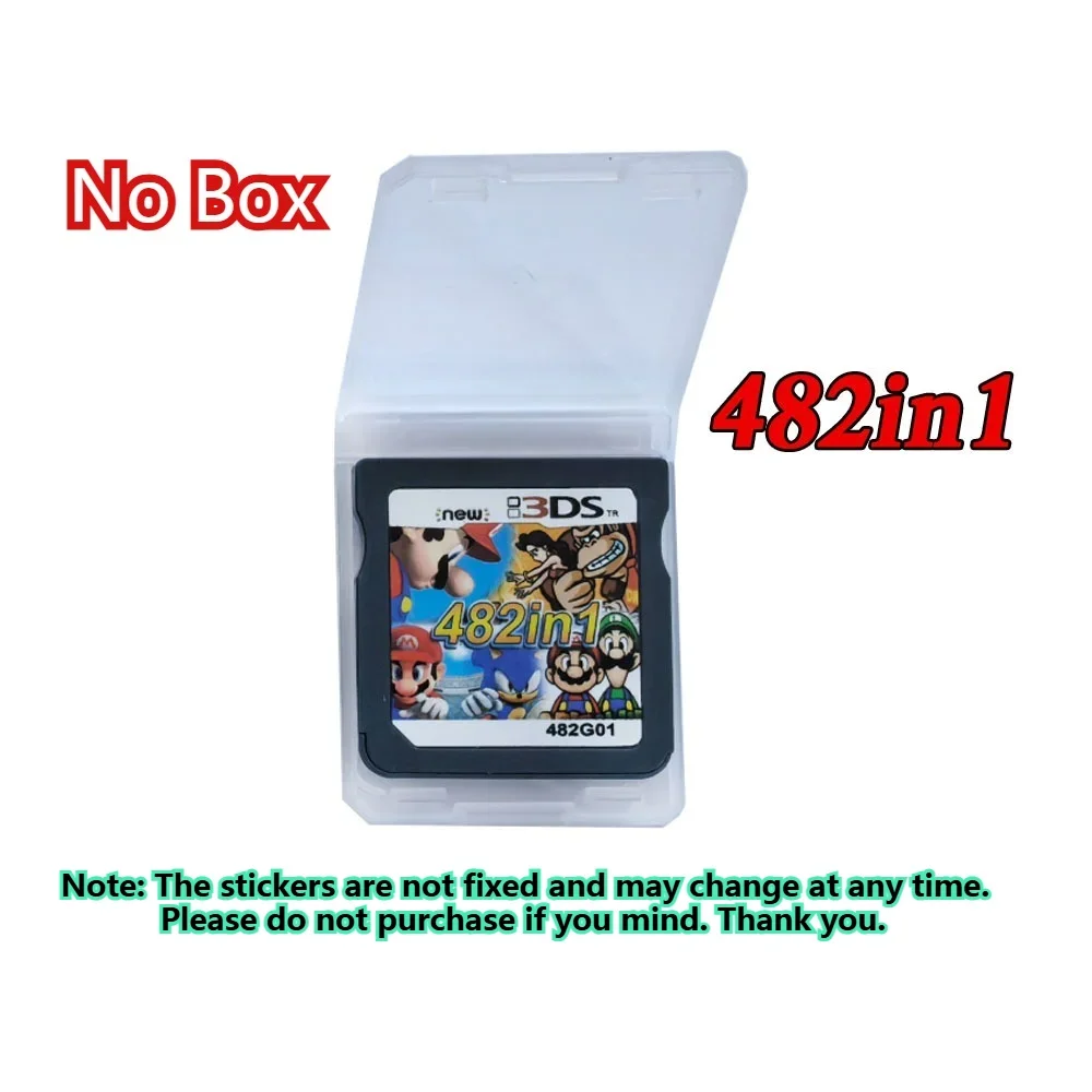 482-in-1 Kompilation DS NDS 3DS 3DS NDSL Spielkassette Videospiel-Handheld-Player Spielkarte (R4-Karte) 472-in-1/486-in-1/502-in-1...