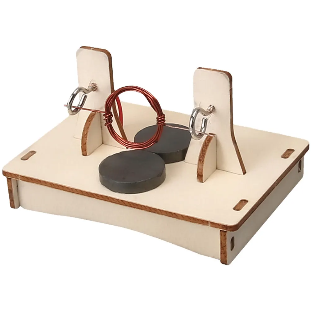 

1Set Wooden Dc Motor Material Kit DIY Science Experiment for Children Stem Education Assembly Learning Tool Parent-Child