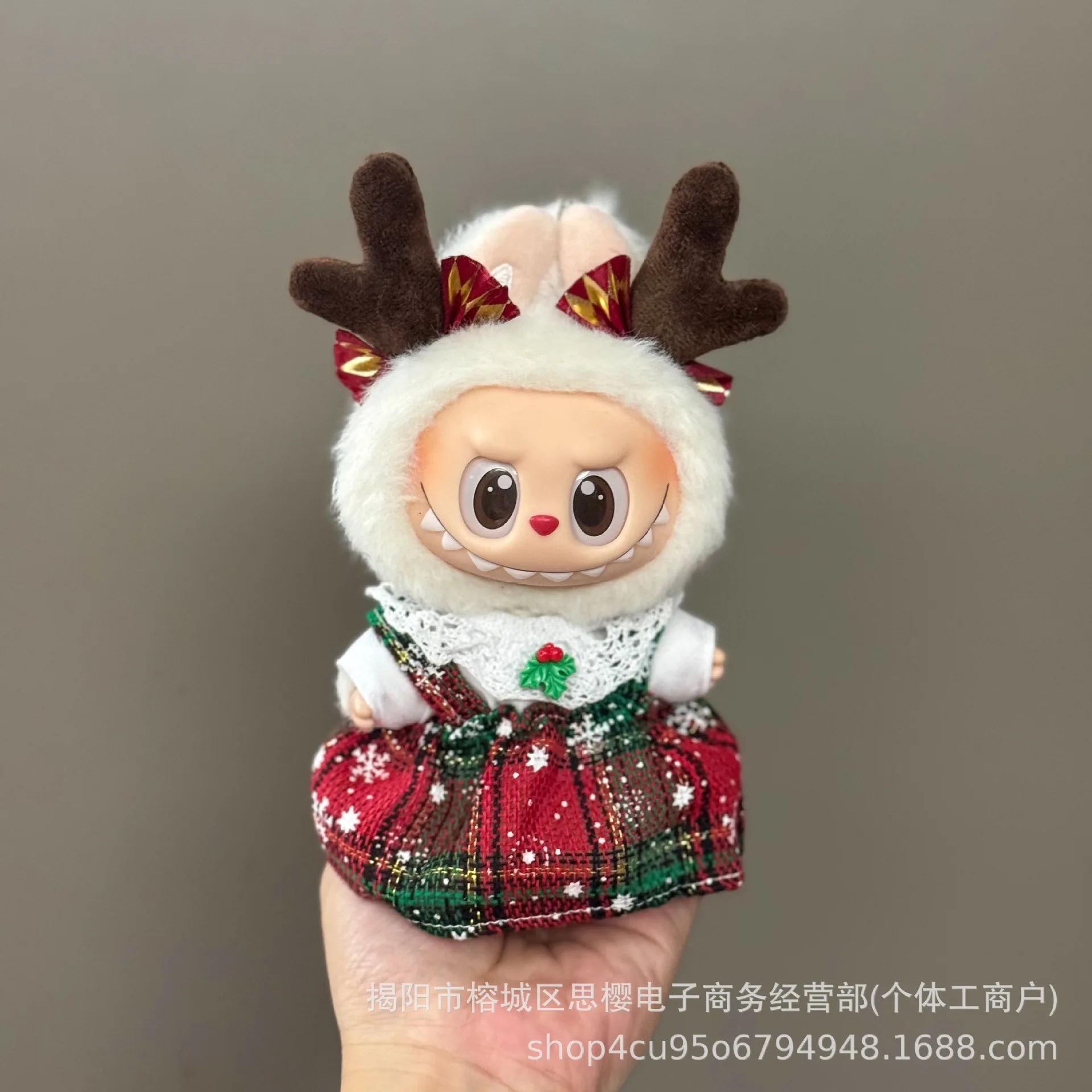 洋服のみ】ラブボバ服 123世代のブラインドボックスドールはクリスマスのお祝いスーツを着ることができます ドールハウスアクセサリー