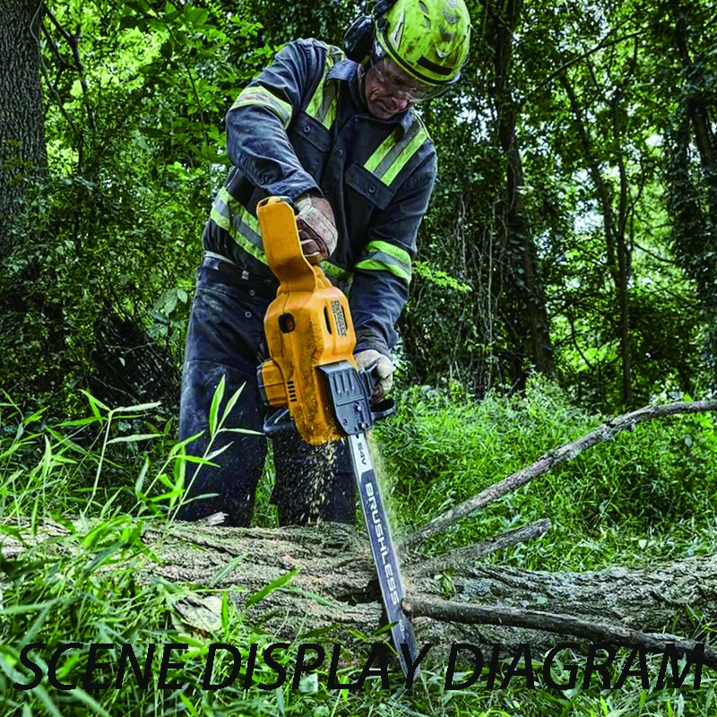 DEWALT DCMCS575 Durable Chain Saw FLEXVOLT 60V Lithium Battery Brushless Garden Carpenter Cutting Tool Bare Machine