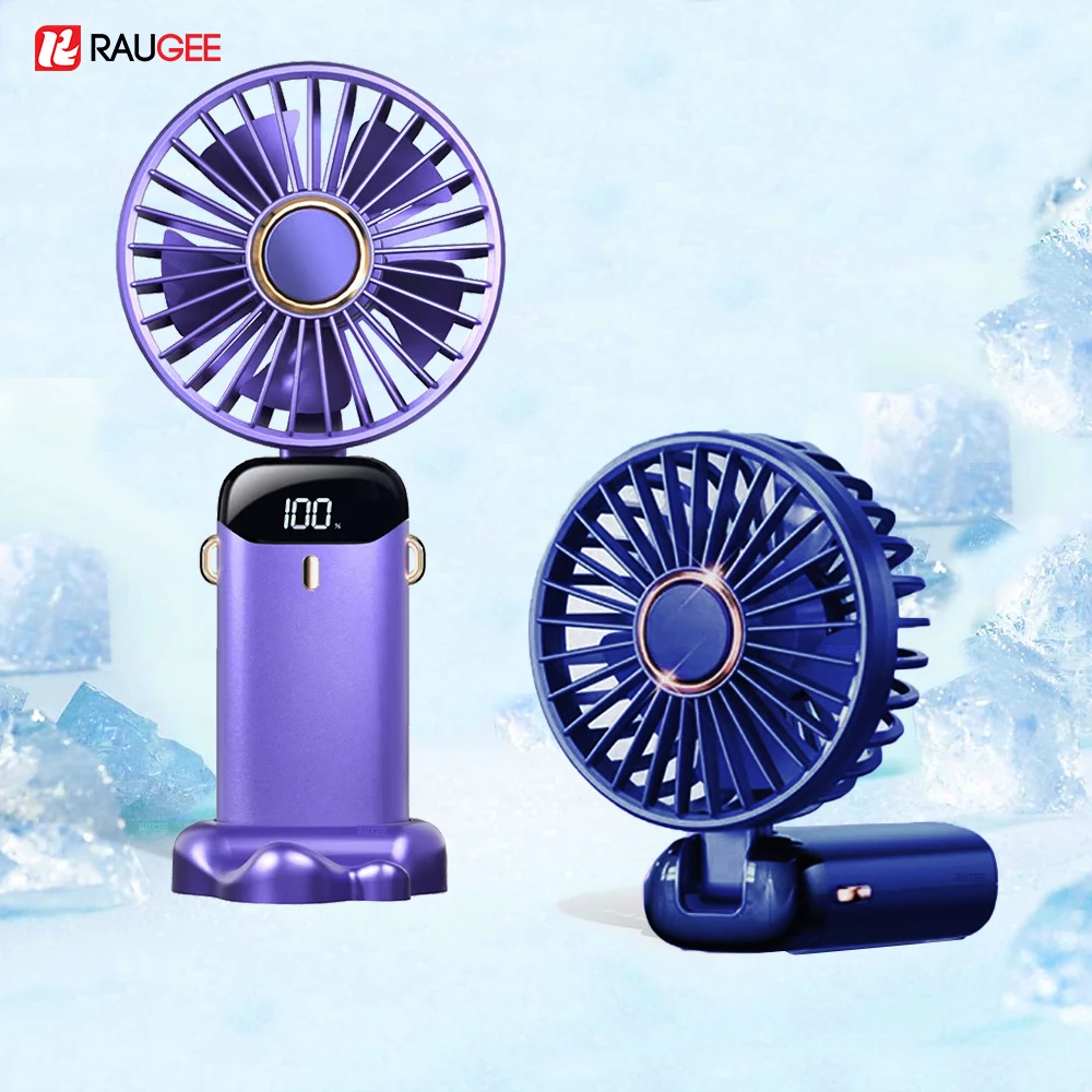 

Handheld Mini Fan Portable Small Fan Silent Office Desk Student On Dormitory Charging Outdoor Hand Holding Fan Small