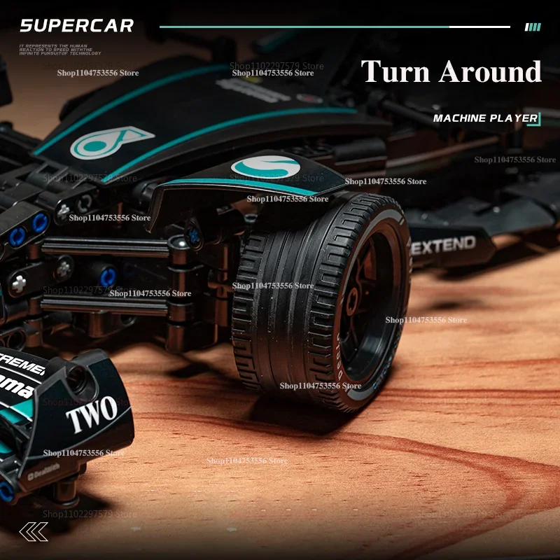 1020 قطعة سيارة تقنية MG58 W14 مجموعة مكعبات بناء السيارة نموذج تكنيكي متوافق 42171 لعبة سيارة سباق للبالغين والأولاد هدية #5