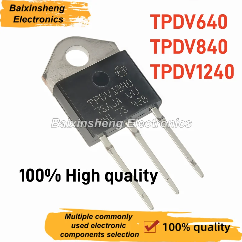 10PCS 100% High quality TPDV640 TPDV840 TPDV1240 TO-3P TPDV640RG TPDV840RG TPDV1240RG Bidirectional Thyristor
