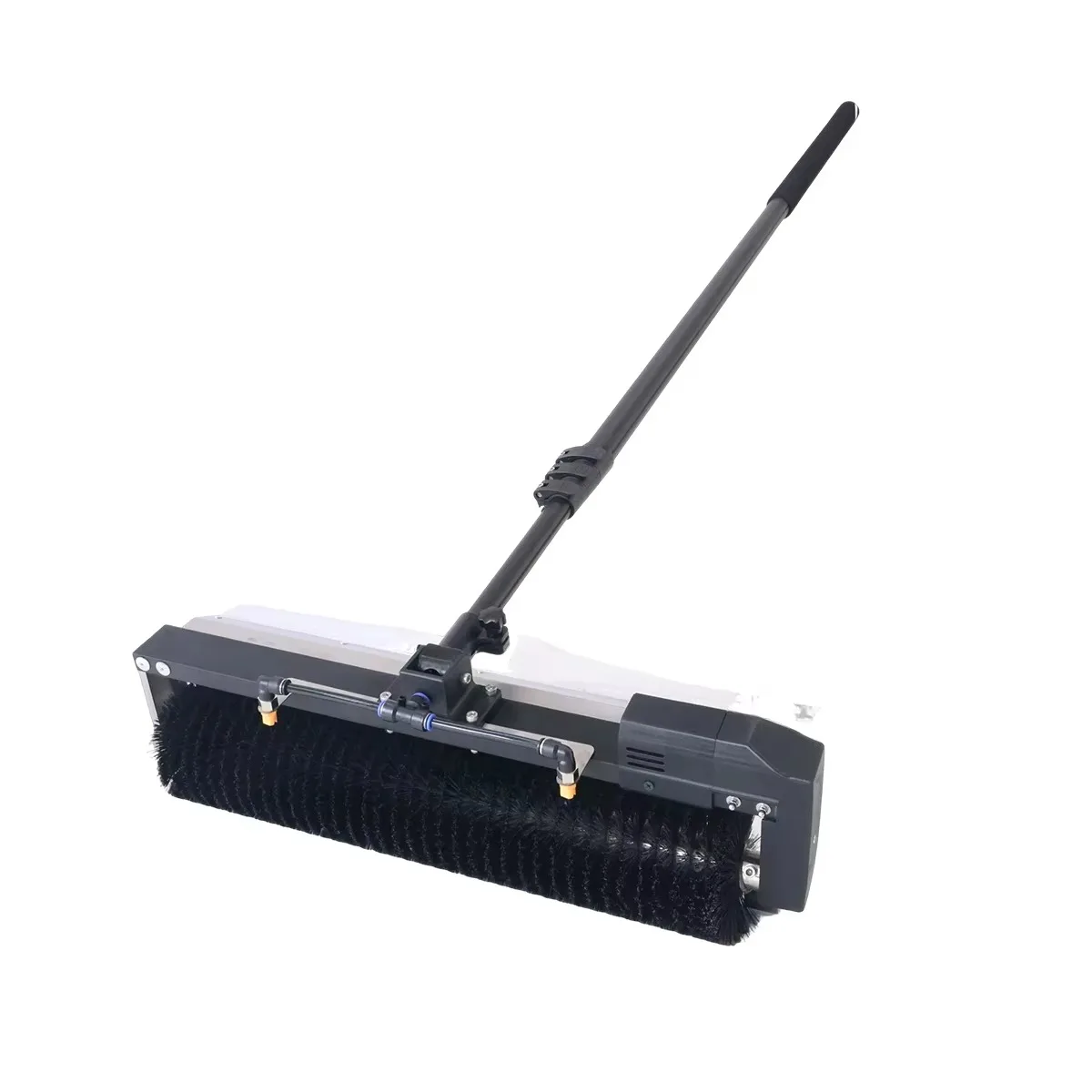 Roller Solar Brush Manual Telescopic Rod Brushless Motor Rotary Cleaning Brush 3.5-7.5m Adjustable For Solar Panels Outdoor Use