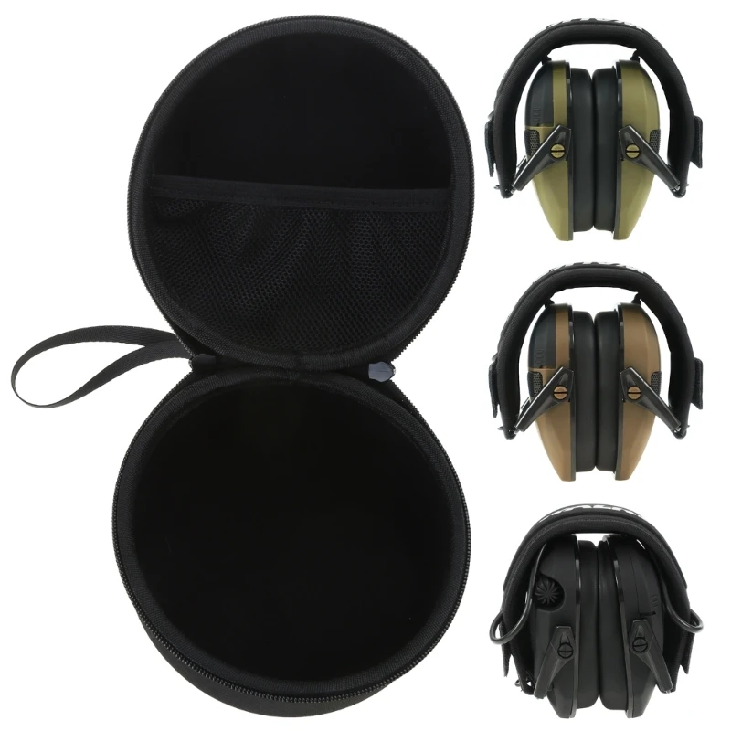 573A Hard Storage Travel Case Storage Bag Replacement for Electronic Shooting Earmuffs Carrying Case Headphone Case