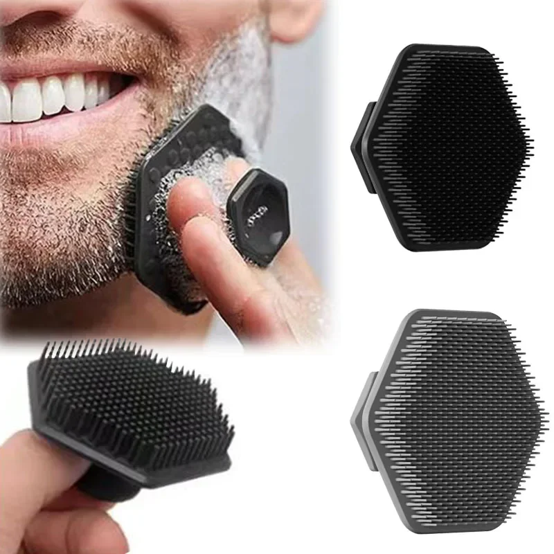 Silicon Scrubber Face Brush Scrubber Facial Cleaning Brush Exfoliating Brush Face Skin Cleaning Face Cleansing Tools