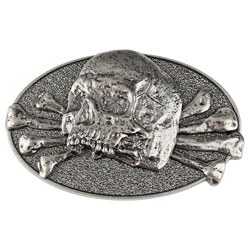 Skull Belt Buckle width  4cm