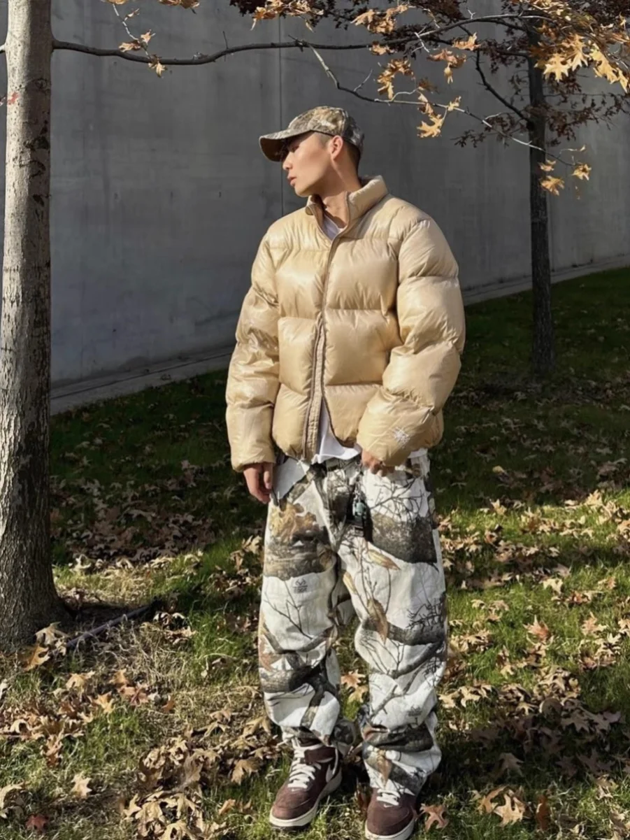 

Doodle Branch Maple Le Pants Men Casual Camouflage Loose Straight Leg Long Casual Pants Men Autumn Youth Vitali Sle