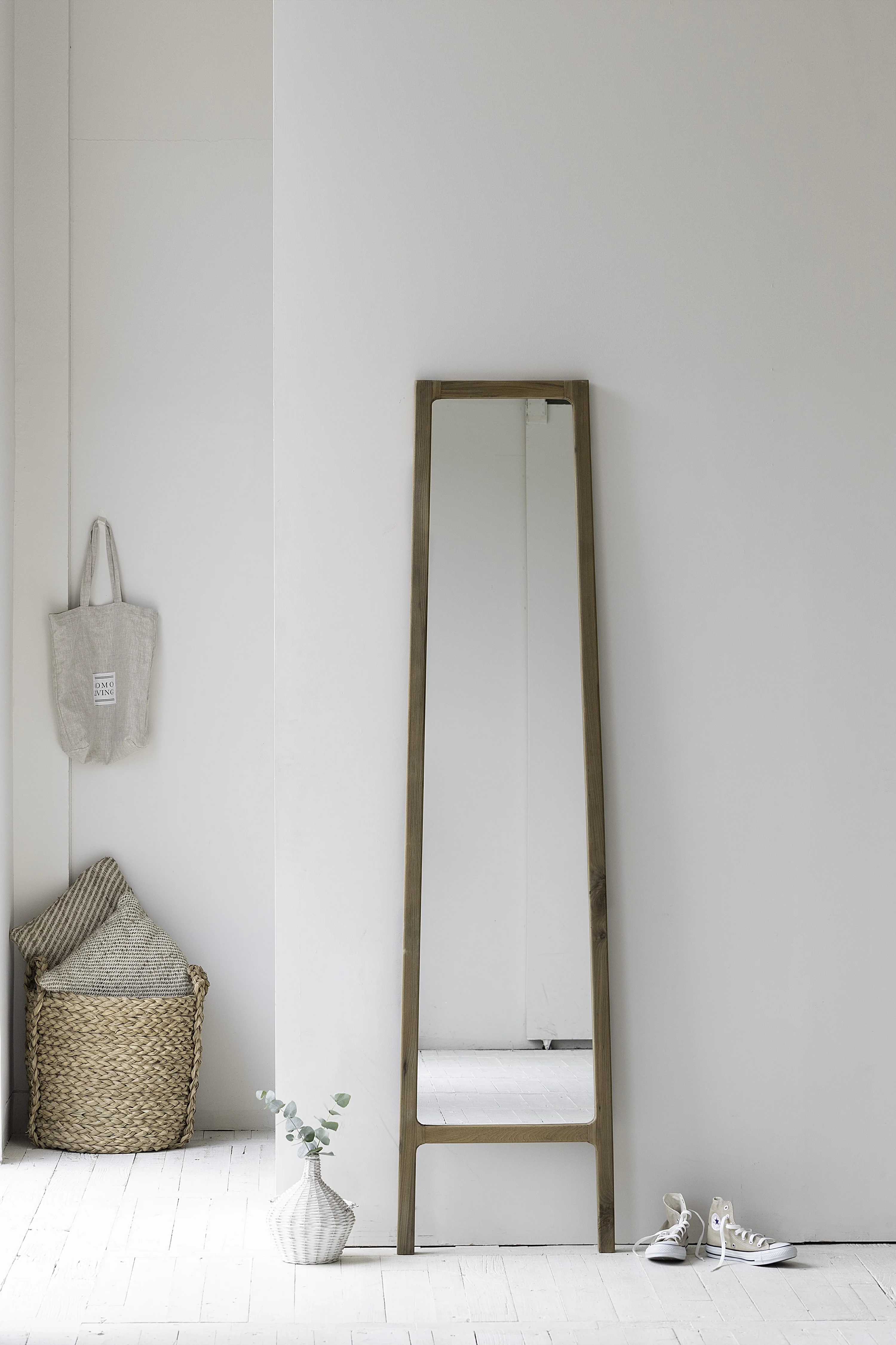 Classic Furniture Art Deco Large Wooden Standing Mirror Dressing Mirror Floor Mirror