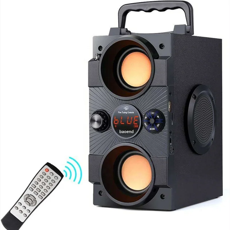 

A26 BTspeakers Wireless Retro Boombox Caixa De Som Torre Outdoor Portable Woofer Wooden Speaker Bass High Quality Loud for Party