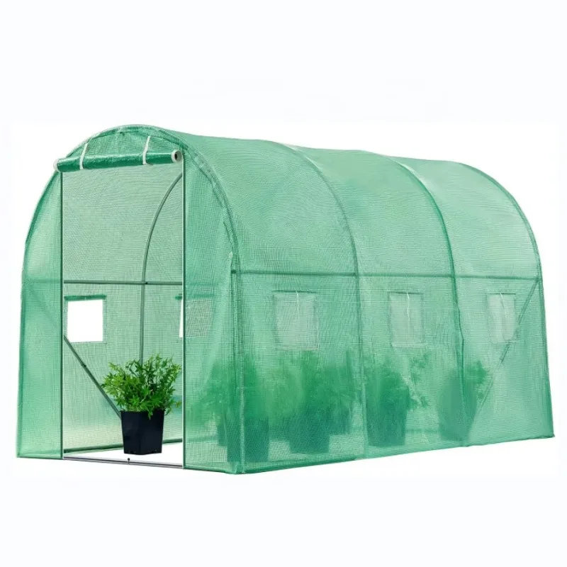

Available Garden Tunnel Greenhouse Walk-in Portable Greenhouse Outdoor Tunnel Garden Plant Growth Hot House