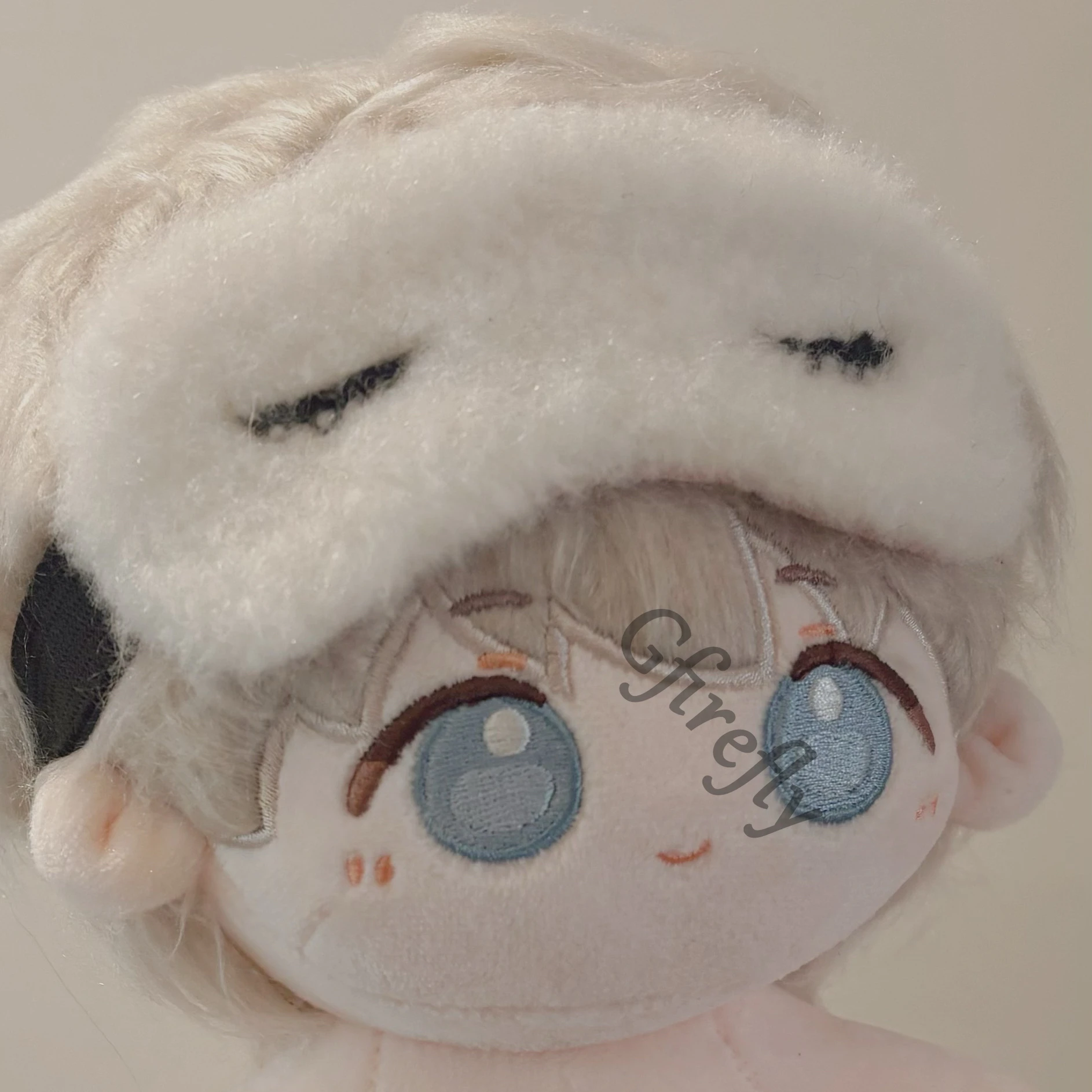 Cotton Maumet Blindfold Love and Deepspace Puppet 20cm Xavier Cosplay Patch Goggles Accessories Photograph Anime