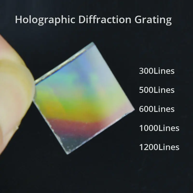 Gravação a Laser para Difusão Holográfica 20×20 mm Laser de Vidro Óptico Bidimensional 300 Difusão Holográfica Linha 600 1000 1200