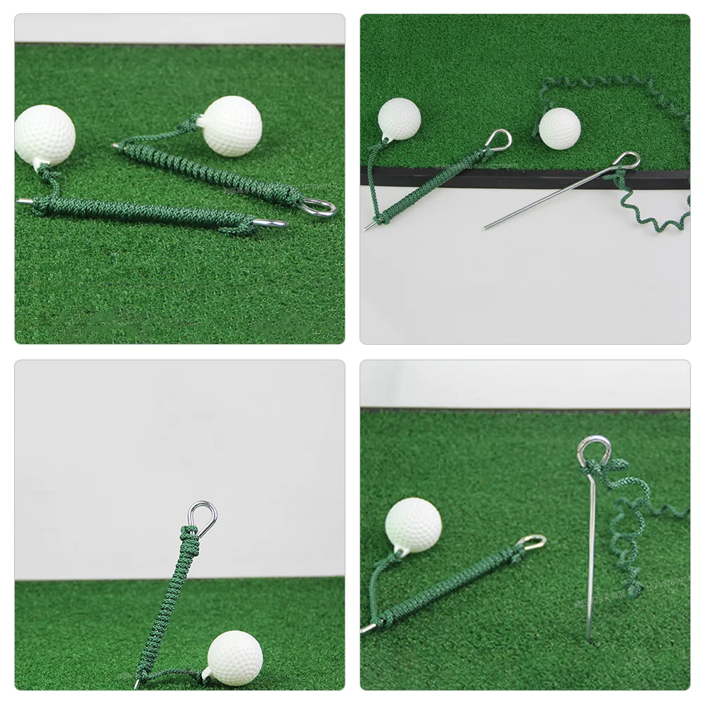 Golfs Swing Release Trainer Training Rope Balls String Portable Supplies Golfing Arm Men and Women