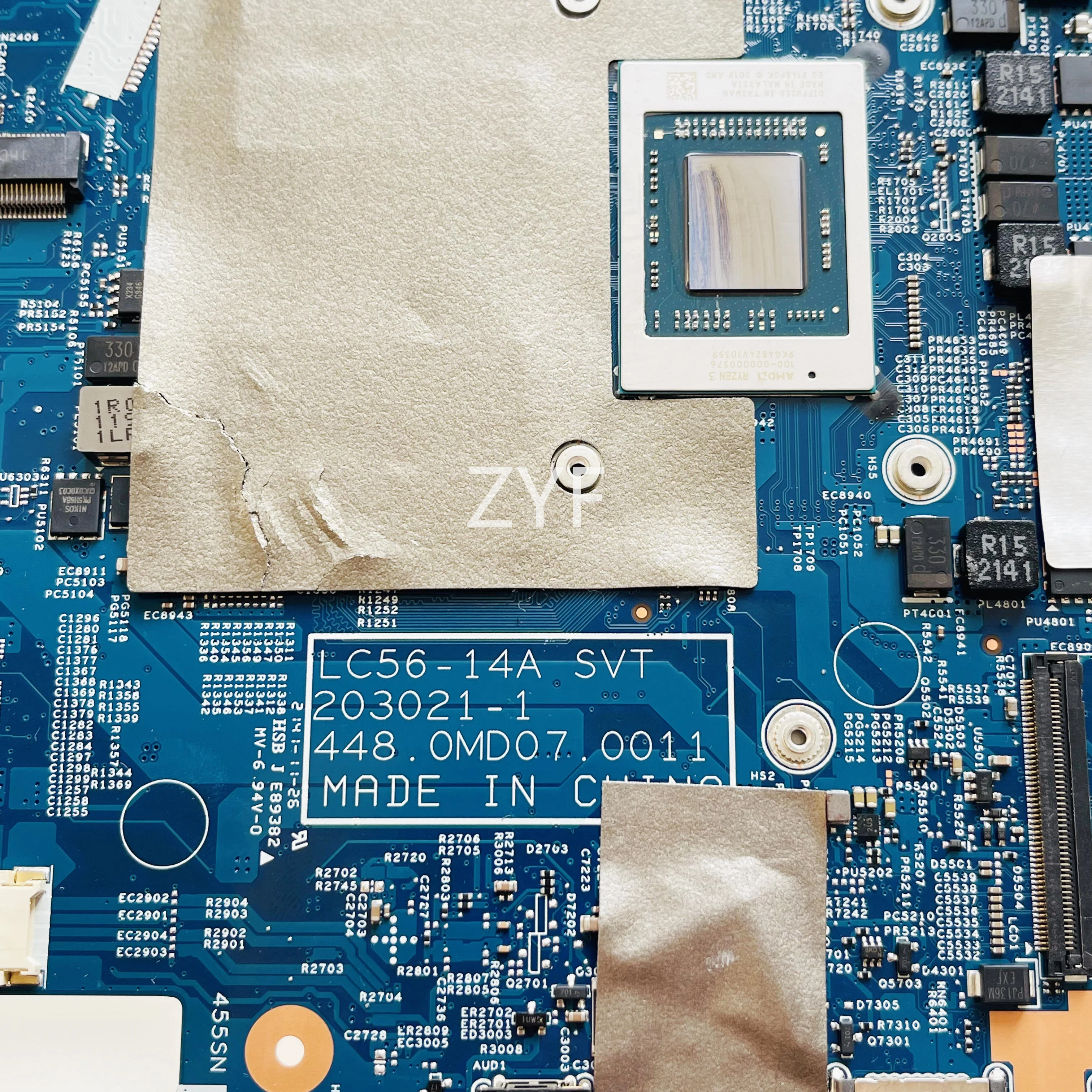 Lenovo IdeaPad Flex 5-14ALC05 Motherboard with Ryzen R3/R5/R7 CPU