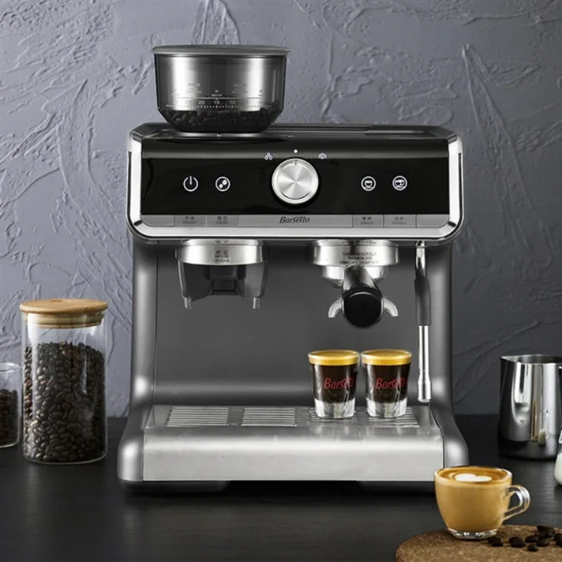 Commercial Espresso Machine Multi-function Home Coffee Machine Grinding Integrated Steam Milk Frother Automatic Coffee Machine