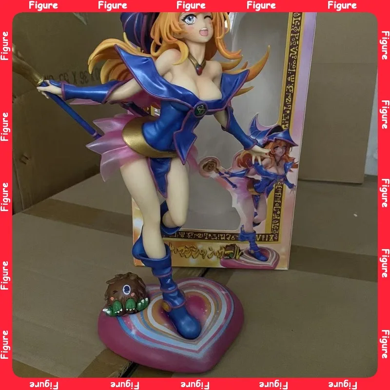 

Новая фигурка 28 см по аниме Yu-Gi-Oh! Фигурка Черной Волшебницы: Коллекционная Статуэтка для Декора Стола, Модель из ПВХ, Игрушка, Подарок на Праздник
