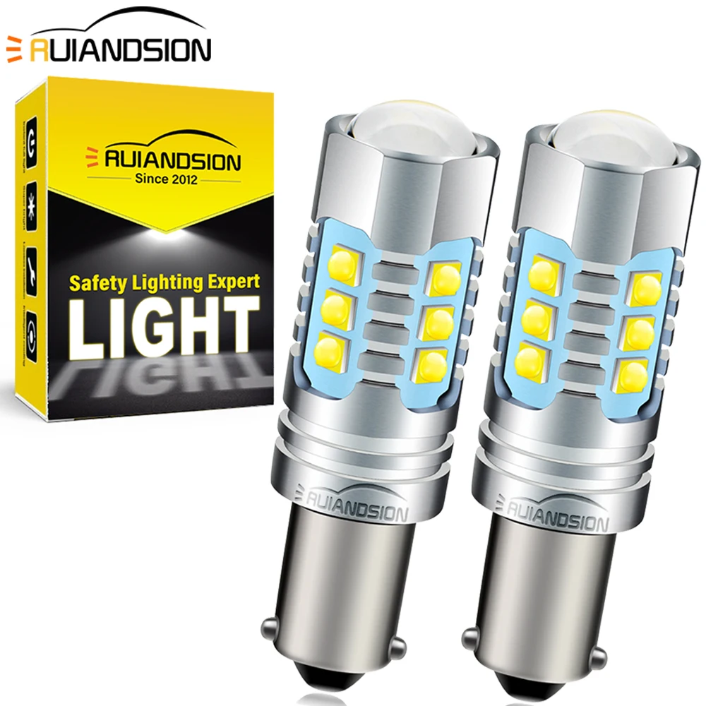 BA9S LED 12V CANBUS H21W LED BAY9S LED H6W BAX9S T4W XBD LED Bulb 6000K White 12V 24V Turn Signal Reverse Backup Parking Light