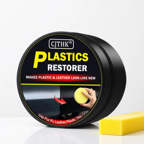 Środek do renowacji tworzyw sztucznych samochodów Odnowienie panelu wnętrza samochodu Powłoka woskowa Skóra Plastikowa guma Polski Naprawa Auto Odnowienie Kremowa pielęgnacja