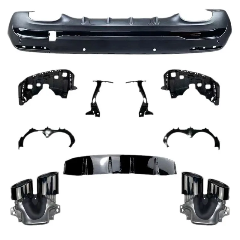 Suitable for Mercedes Benz GLA class H247 GLA180 GLA200 GLA45 AMG rear lip tail lip tail throat modification 20-23