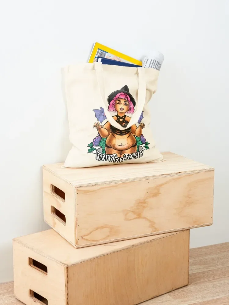 Spooky Fat Babe Pinup Tote Bag eco pack Beach bag tote bag Women bags