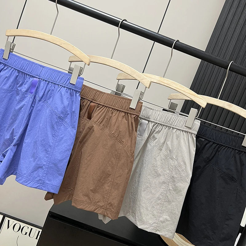 Esportes ao ar livre orts qui seco respirável resistente à água fresco leve umidade ng fino cintura alta calças casuais