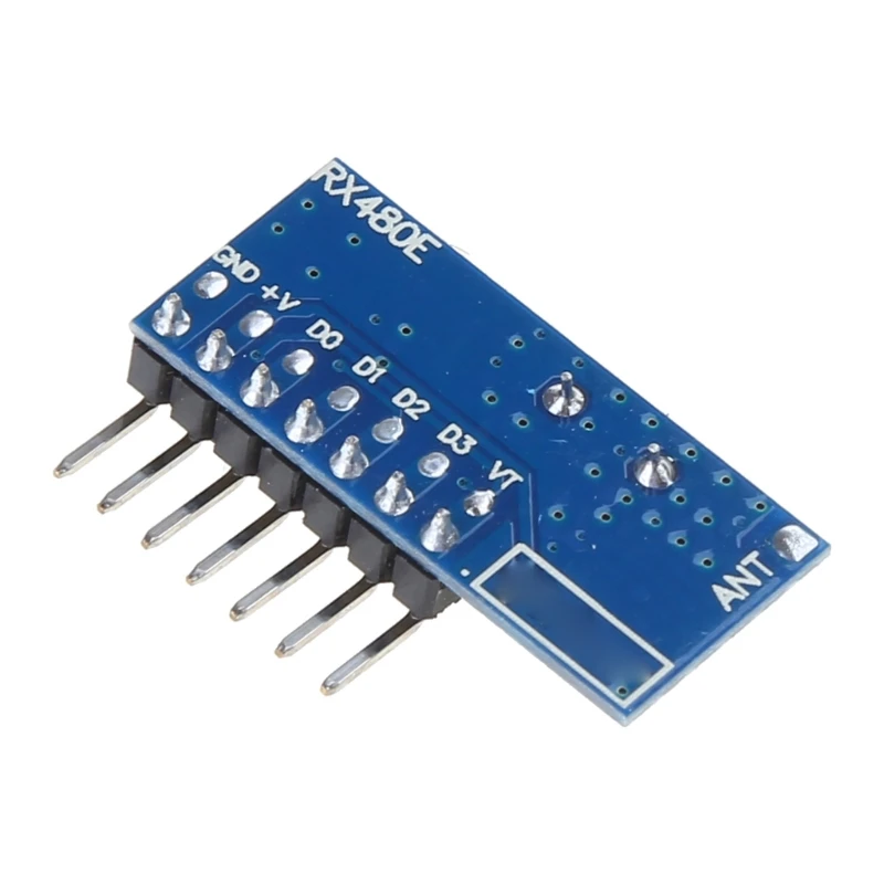 Pack of 5pcs RX480-E 433mhz Super Heterodyne Receiver Module 1527 Learning Code Decoding Wireless Receiving Module