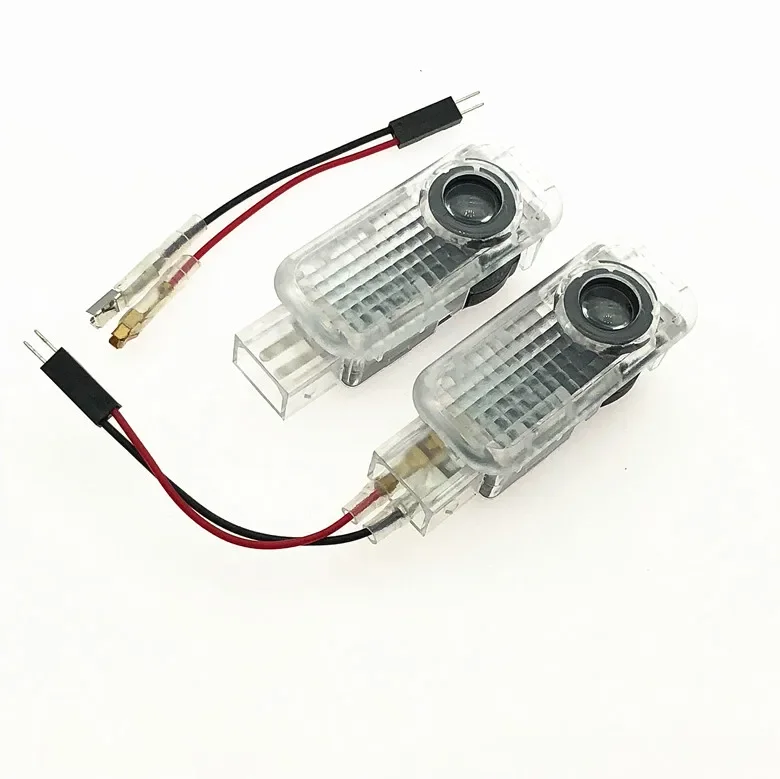 

2pcs LED Car Door Light Courtesy Logo Projector Welcome Lamp For Sline Quattro A1 A3 A4 A5 A6 A7 Q5 Q7 A8 R8 B5 B6 B8 C5 C8