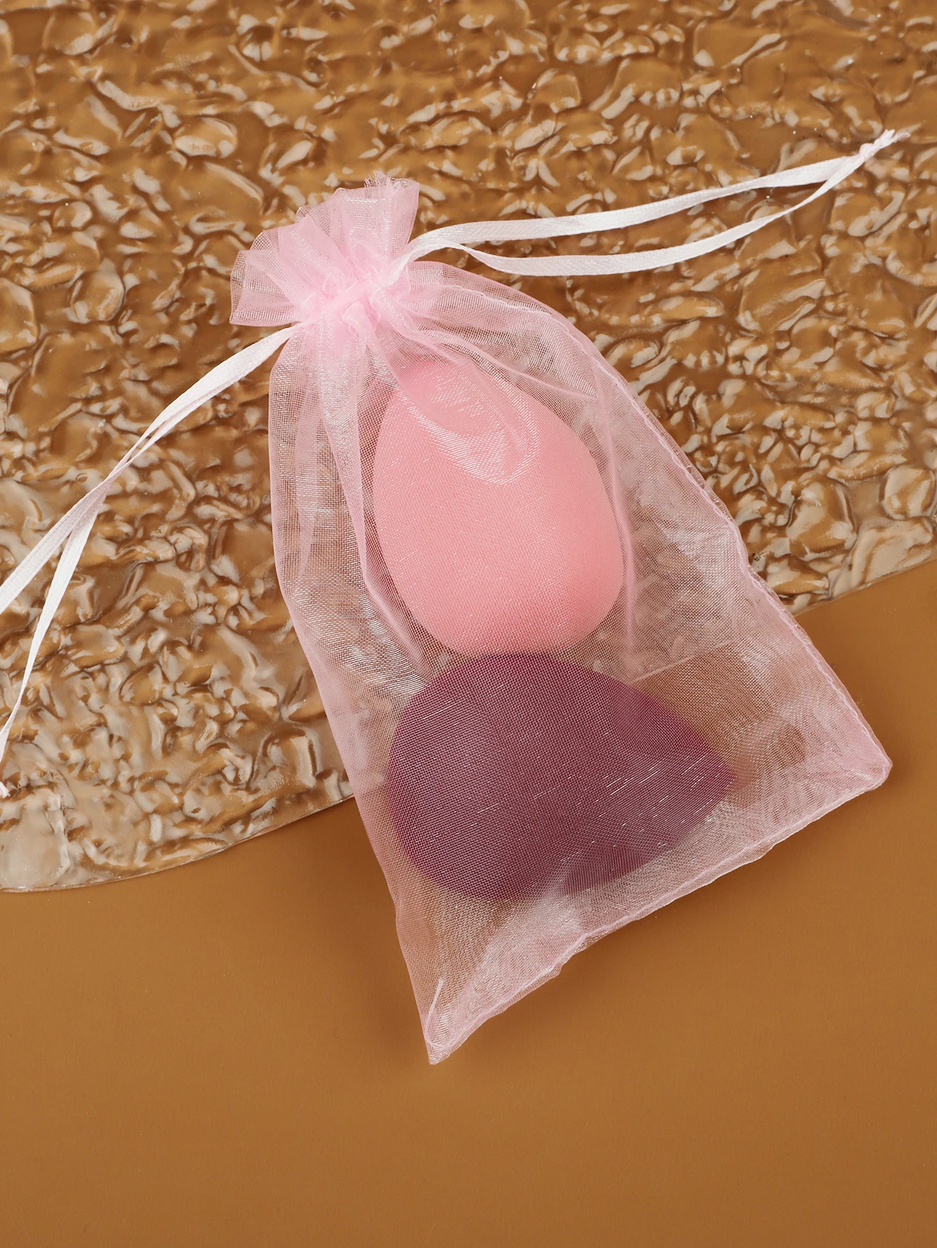 عبوة من إسفنجات التجميل التي تعمل بالماء والتي تتوسيع في الماء بدون مسحوق ممتص + حقيبة شبكية مريحة للتخزين #5