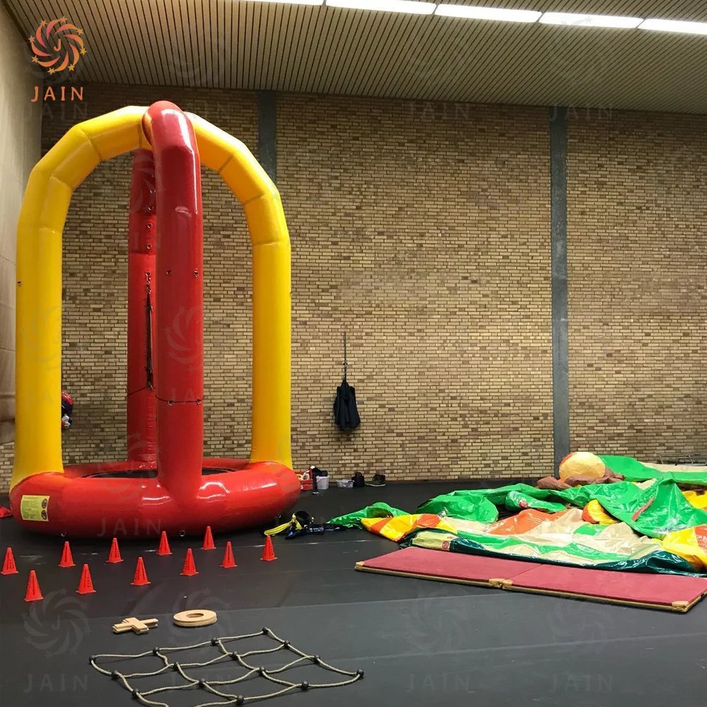 

Надувная спортивная игра, надувной банджи-батут, коммерческий надувной замок для прыжков в банджи с насосом для игр на открытом воздухе