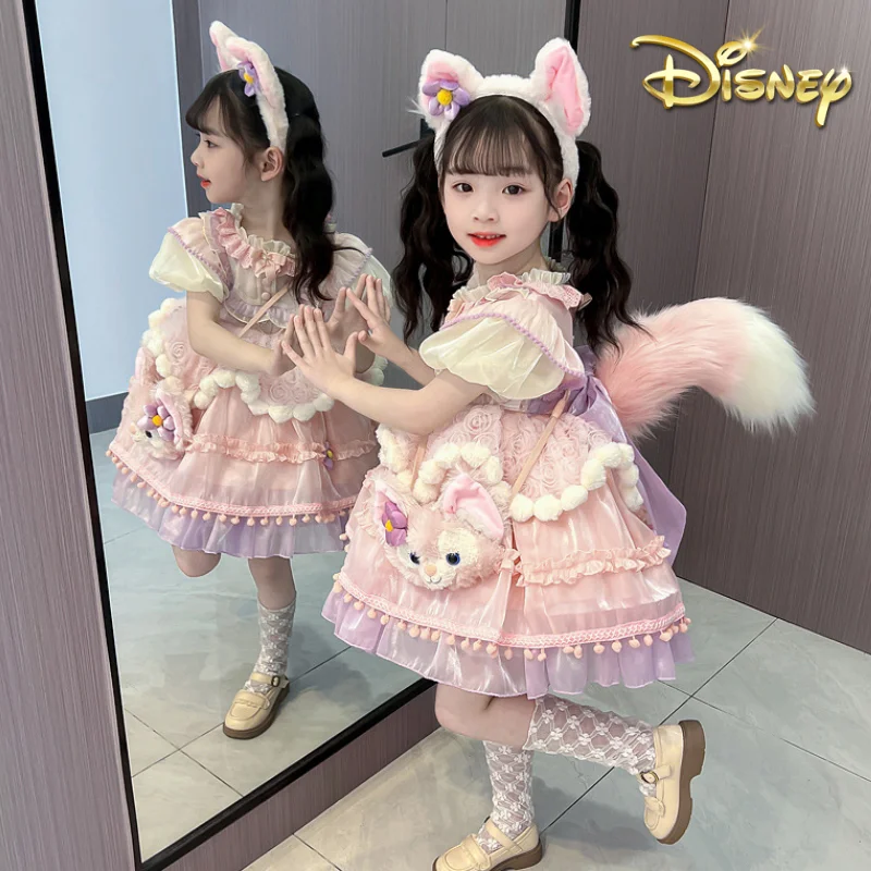 

Disney Princess Halloween Cosplay Costume Linabell Lolita Christmas Children's Dress with Puffy Skirt for Girls