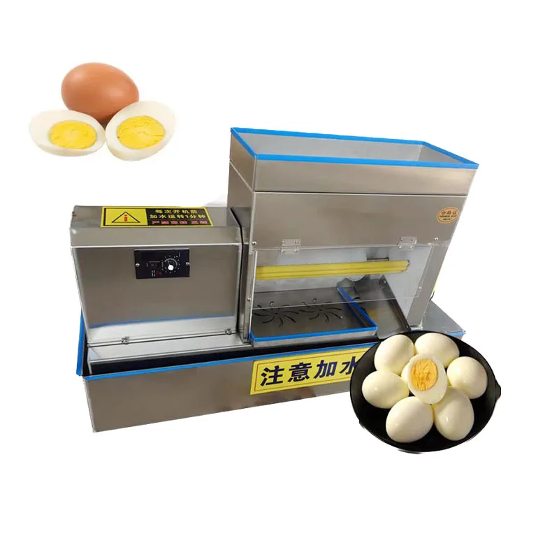 

220V Stainless Steel Boiled Egg Peeling Machine High Quality Commercial Electric Egg Peeler Pure Copper Motor Egg Sheller Maker