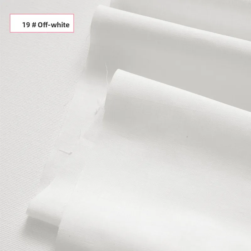 Soft 100% Cotton Lining Fabric By The Meter for Children's Clothing Hanfu Dresses Sewing Summer Skin-friendly Cloth Plain Thin - view 3