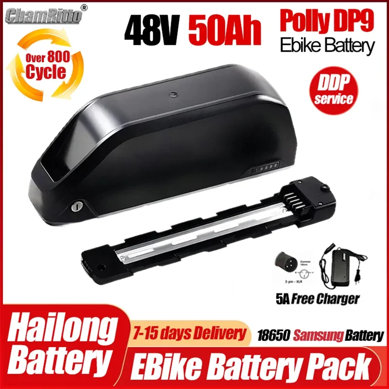 

Электрический велосипедный скутер 48 В Hailong 30 Ач Аккумулятор Polly DP 9 26 40 Ач 50 Ач 500 Вт Аккумулятор 1500 Вт ebikePara 48 В 1000 Вт Литиевая батарея